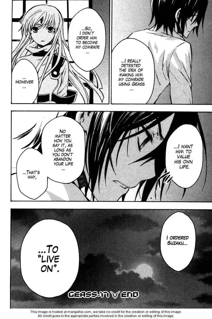 Code Geass: Lelouch of the Rebellion Chapter 17 33